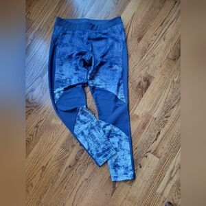 Blue Patterned Leggings